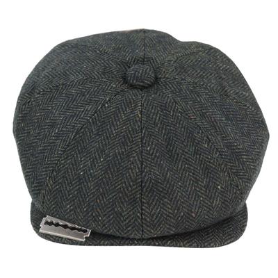 Herren Peaky Blinders Tweedhut mit Rasierklinge Image