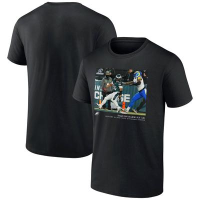 Philadelphia Eagles Saquon Barkley Flash-Funktionen T-Shirt - Schwarz - Herren Image