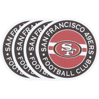 San Francisco 49ers-Untersetzer – 4er-Pack Image