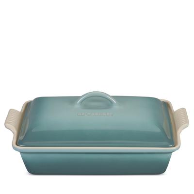 Le Creuset Stoneware 4 Quart Covered Rectangular Casserole - Sea salt