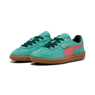 Sneaker PUMA "PALERMO", Gr. 39, aquatic, schwarz myrtle, Leder, mehrfarbig, sportlich, Schuhe Image