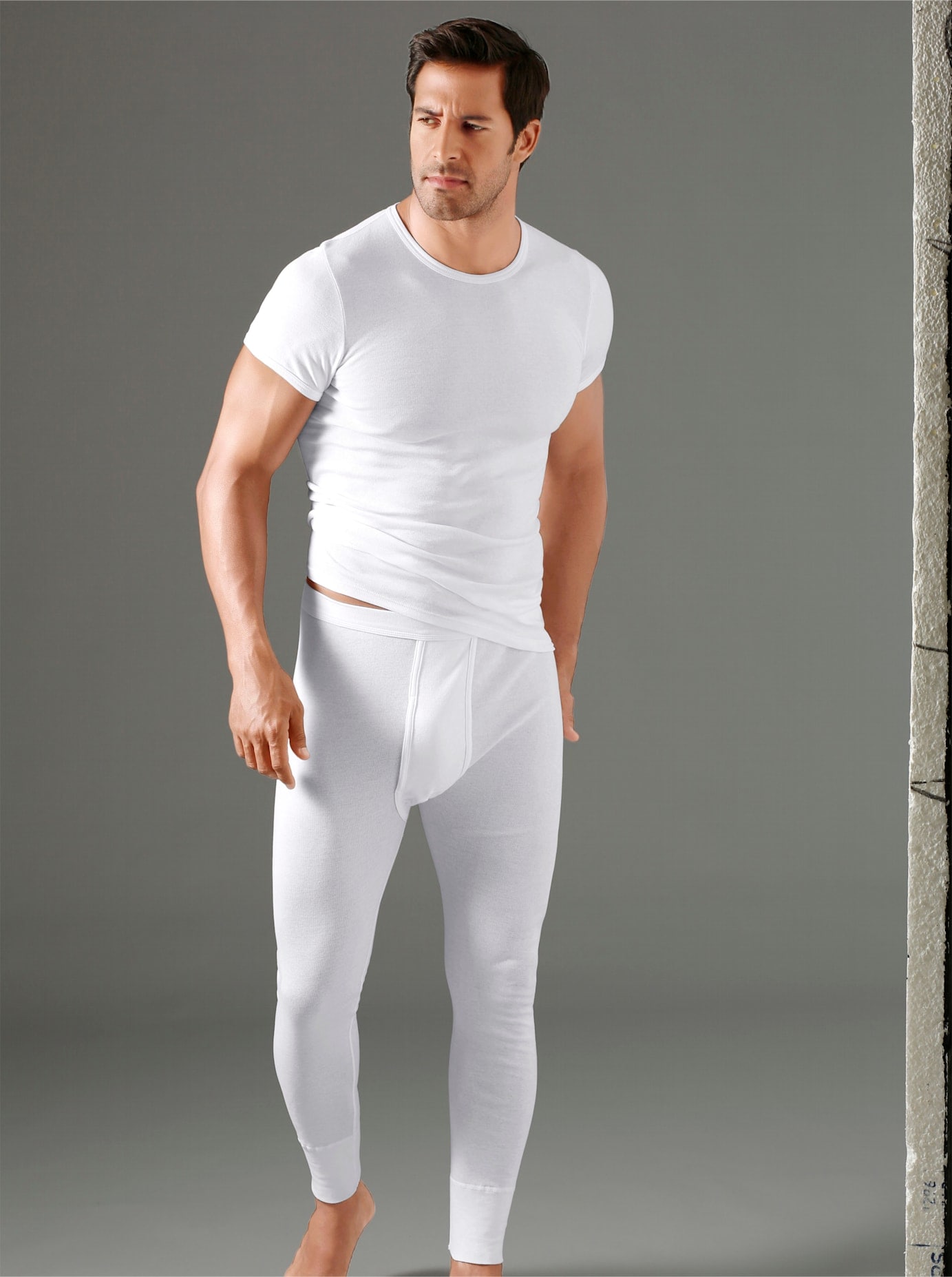 Lange Unterhose KINGS CLUB, Herren, Gr. 9, weiß, 100% Baumwolle, Unterhosen Image
