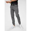 Cargohose JACK & JONES "PAUL FLAKE", Herren, Gr. 32, Länge 32, grau (asphalt), Twill, Web, Obermaterial: 98% Baumwolle, 2% Elasthan, modisch, Hosen