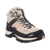 Wanderschuh CMP "RIGEL MID WMN TREKKING SHOES WP", Gr. 40, sabbia, salmone, Leder, sportlich, Schuhe, wasserdicht