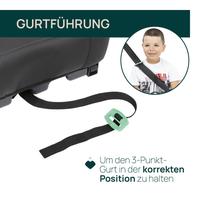 Kindersitzerhöhung CHICCO QUASAR FIX I-SIZE, Baby, grau (stone), Materialmix, Kindersitze, 126-150 cm