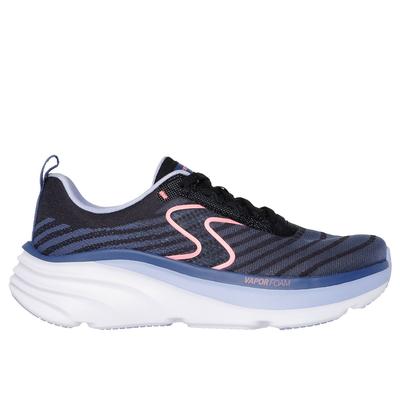 Skechers Women's Relaxed Fit: D'Lux Vapor - Cool Breeze Sneaker | Size 7.0 | Black/Purple/Pink | Textile/Synthetic | Vegan | Machine Washable
