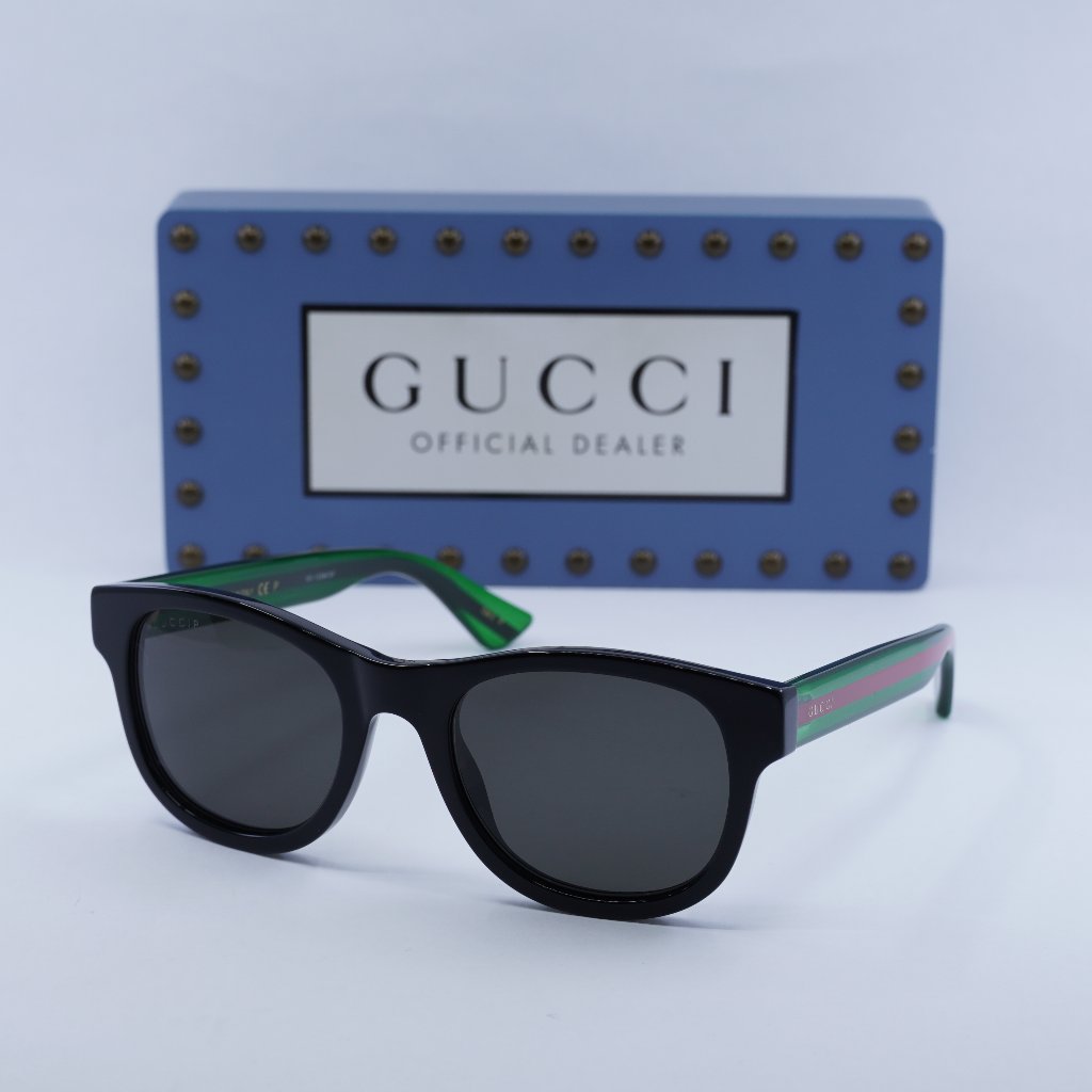 Gucci Accessories | Final Price! Gucci Gg0003sn 006 Polarized Black/Grey Sunglasses | Color: Black/Gray | Size: 52 - 21 - 145
