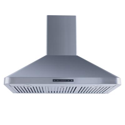 PLSW 129R Wall Mount Range Hood - 550 CFM | Stainless Steel | Space-Saving Under-Cabinet Design | Elite Dream Home Series / 36 inches wide
