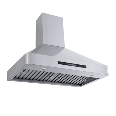Proline PLJW 130 | Wall-Mounted Range Hood, Ducted, 900/1200 CFM, Stainless Steel Finish / 42 inches wide
