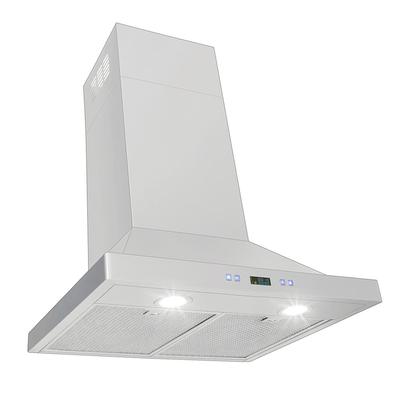 Wall Mounted Range Hood, Convertible to Ductless, 600/1200 CFM, Stainless Steel Finish, Black Finish | Proline PLFW 520 / 36 inches wide / Black