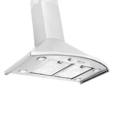 Wall Mounted Range Hood, Ducted, 600 CFM, Stainless Steel Finish, Black Finish | Proline Vector / 36 inches wide / Black