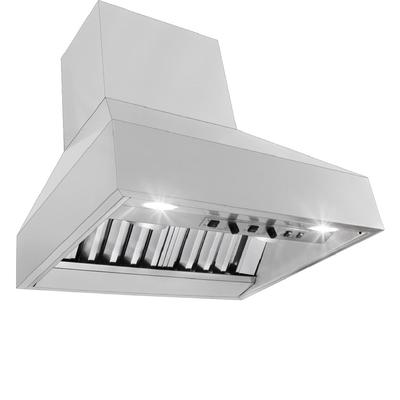 Wall Mounted Range Hood, Ducted, Variable CFM, Stainless Steel Finish, Outdoor Rated Finish option | Proline ProVWC / 36 inches wide / 430 Stainless Steel (Indoors)