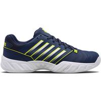 K-SWISS TENNIS Herren Tennisindoorschuhe Herren Tennisschuhe Bigshot Light 4 Carpet, Größe 41 ½ in Blau/Weiß/Neongrün