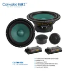 Kit altoparlante per auto 1kit altoparlante coassiale da 6.5 pollici Tweeter triplo a 2 vie sistema Audio Woofer set 6.5 subwoofer per auto con divisorio