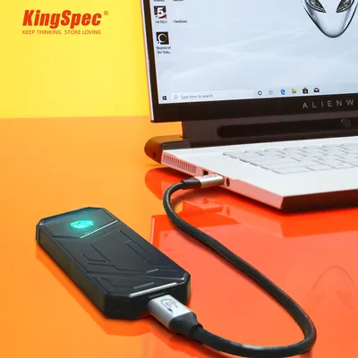 KingSpec 2000 MB/s Externe SSD 512 GB 1 TB 2 TB Festplatte 20 GB Typ C USB 3.2 RGB Tragbare HD Solid State Disk für Laptop PS4