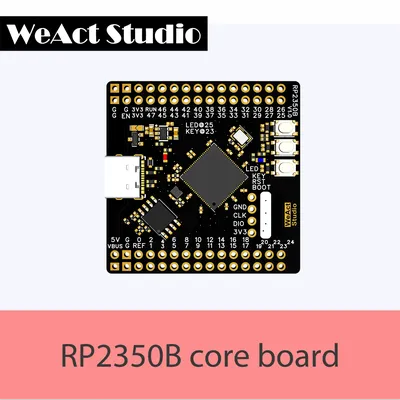 WeAct RP2350B Raspberry Pi RP2350B RISC-V Hazard3 520 KByte SRAM 16 MByte QSPI Flash 48 GPIO All Out Image
