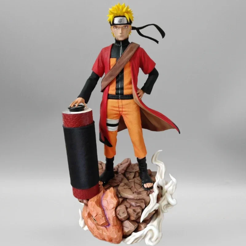 26 centimetri Anime Naruto Figurine Uzumaki Naruto Sennin Modalità Action Figure Shippuden Decorazione Figure Statua Collezione PVC Bambole Giocattolo