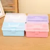 2/3 Schichten große Kapazität Aufbewahrung sbox faltbare multifunktion ale Kunststoff tragbare Make-up Haarnadel Veranstalter Nail Art Schmucks cha tulle