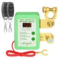 Interruttore di interruzione 240A Interruttore di disconnessione remota della batteria 12V con display della tensione a LED Interruttore di spegnimento automatico per auto