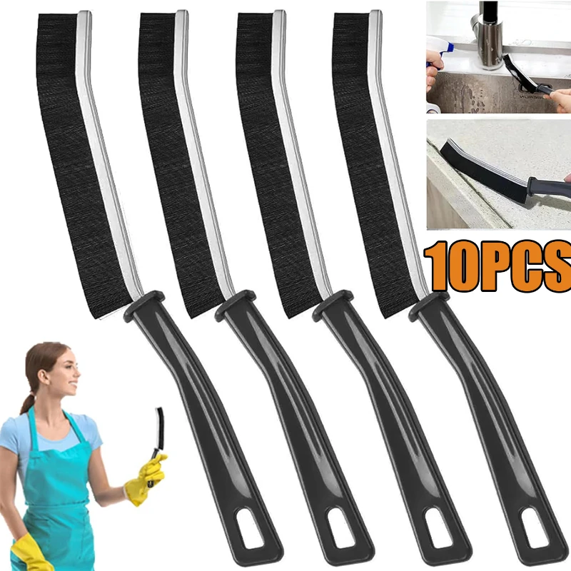 Fugenreinigungsbürste mit harter Borsten, Fugenreiniger, Scheuerbürste, tiefe Fliesenverbindungen, Fugenlückenreinigungsbürste, Werkzeuge, Zubehör Image