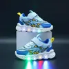 Kinder Mode Turnschuhe Atmungsaktive Weiche Sohle Sport Turnschuhe für Laufen Dicken Boden Schuhe Klett Schuhe Kinder PU Leder Schuhe