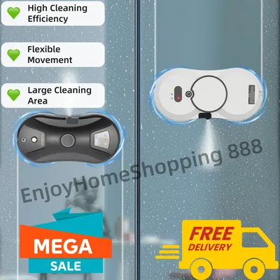Staubsauger-Fensterreiniger, intelligenter Reinigungsroboter mit Dual-Wasserspray, intelligente Image