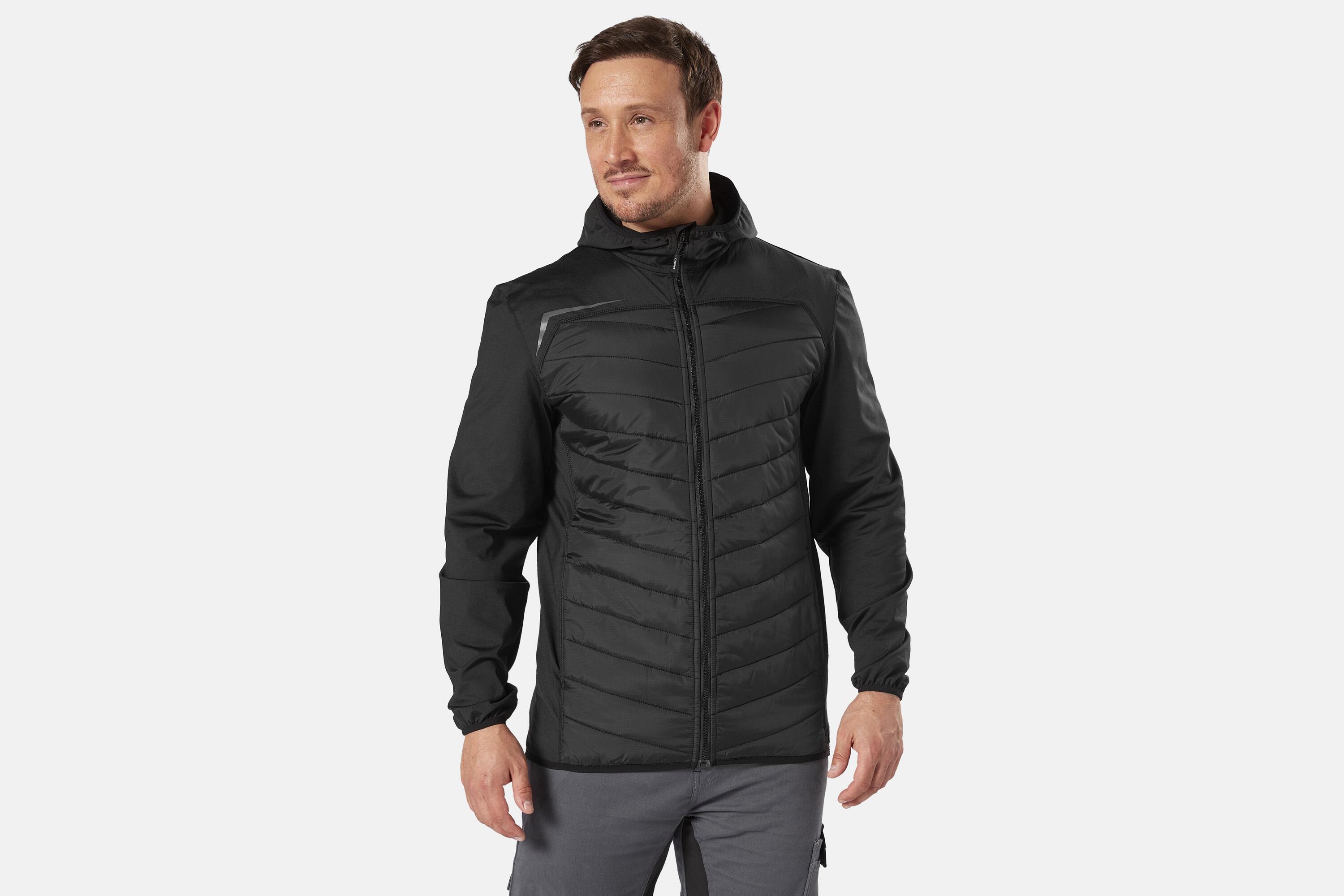 Arbeitsjacke DICKIES "Dickies Workwear Jacken GEN HYBRID JACKET", Herren, Gr. L, schwarz, Obermaterial: 86% Polyester, 14% Elasthan; Futter: 86% Polyester, 14% Elasthan; Füllung: 100% Polyester, Jacken Image