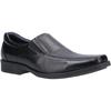 Hush Puppies Jungen Brody Lederschuhe (Schwarz)