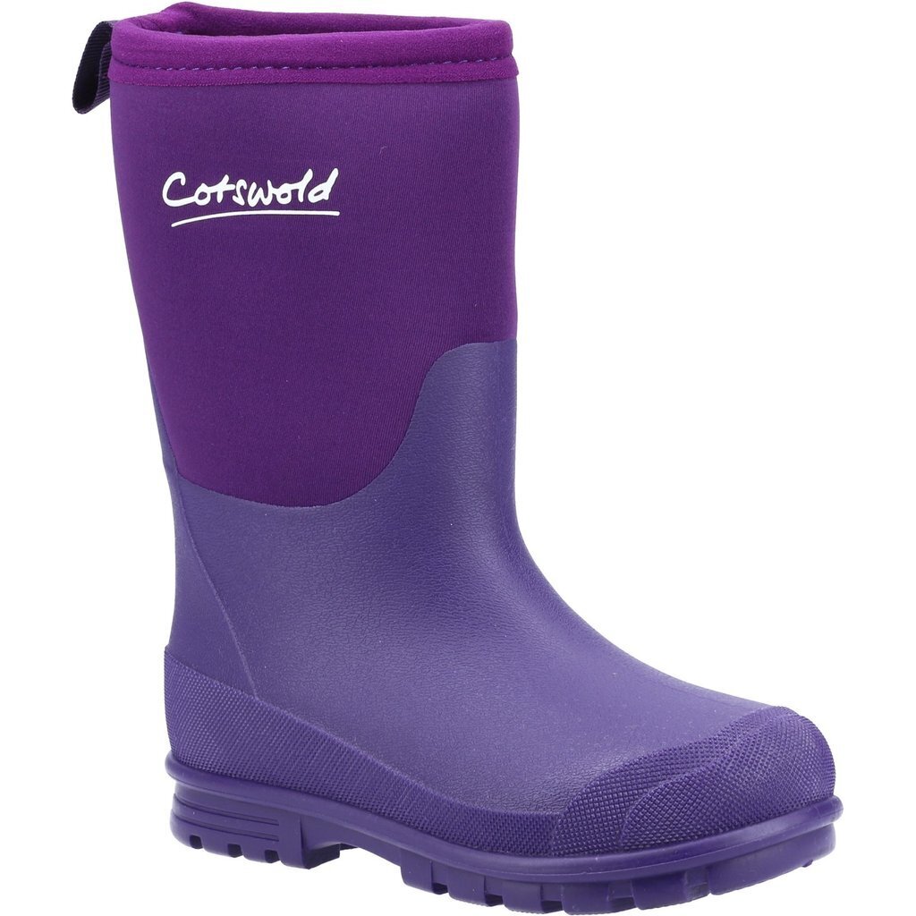 Cotswold Childrens/Kids Hilly Gummistiefel aus Neopren (lila) Image