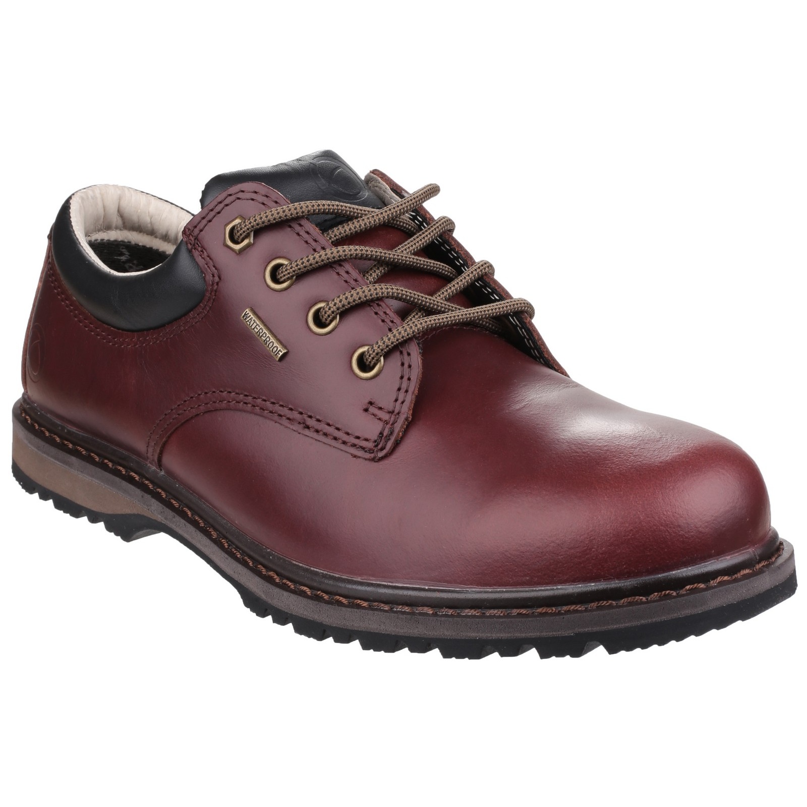 Cotswold Mens Stonesfield Lace Up Wasserdichte Wanderschuhe (Chestnut Brown)