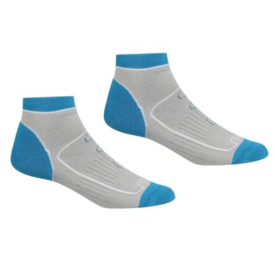 Regatta - "Samaris Trail" Knöchelsocken für Damen (2er-Pack) (Helles Stahlgrau/Blau) Image