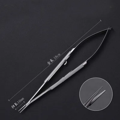 Micro-lock type needle holder 12cm14cm16cm18cm pen type needle holder self-locking needle holder