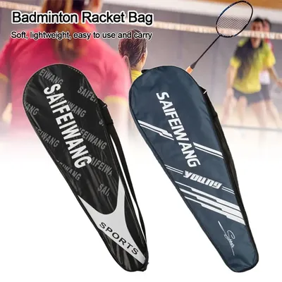 Badminton Racket Carrying Bag Carry Case Full Racket Carrier Protect for Unisex Men Players Outdoor