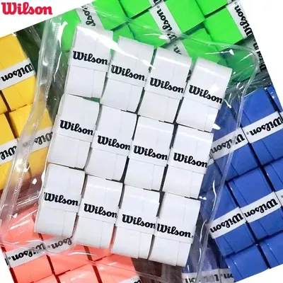 24/12Pcs Wilson Hand Glue Tennis Racket Grip Tape Anti-slip Sweatband PU Badminton Racket Handle