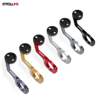 CYCLAMI Aluminium Alloy Double-sided Bike Computer Mount MTB Road GPS Headlight Holder Bracke For