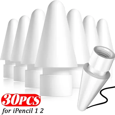 Sturdy Pencil Tips Suitable for Apple Pencil 1st 2nd Gen Wear-resistant Elastic Stylus Pen Tips