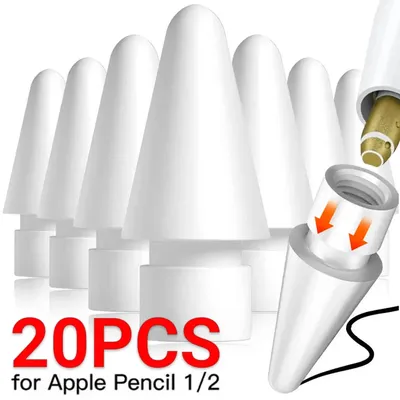 For Apple Pencil Nib for Apple Pencil 1st 2nd Generation Tip for iPencil Smooth Spare Tips for iPad