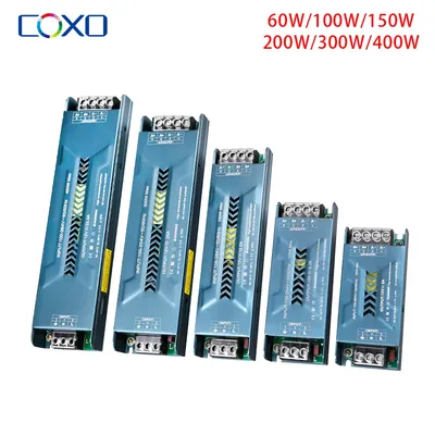 AC100-240V to DC12/24V Switching Power Supply LED Lighting Transformers 60W 100W 200W 300W 400W LED