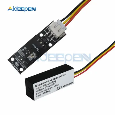 DC 5V 12V 24V Microwave Radar Sensor Module Human Body Induction Switch Module Intelligent Sensor