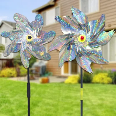 Anti Bird Laser Windmill Bird Repeller Windmill Pinwheels Reflective Bird Scare Deterrent Driving