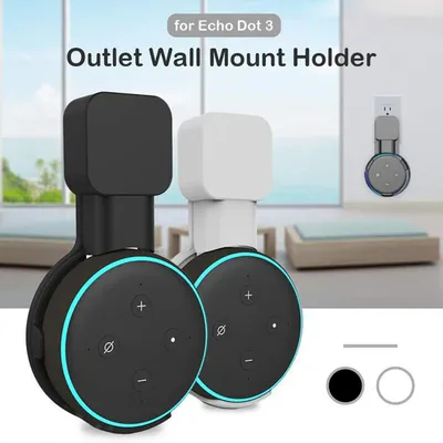 Speaker Wall Mount Charging Bracket Speaker Wall Mount Holder Stand Hanger for Alexa Echo Dot 3rd