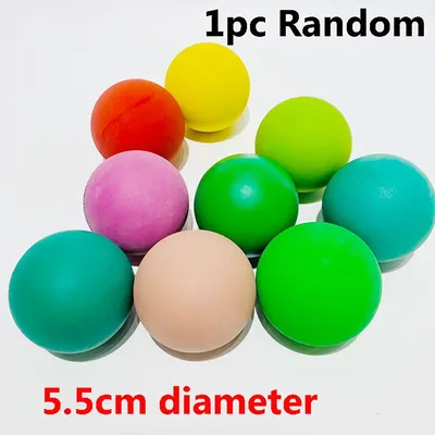 1 piece 5.5cm Racquet ball Squash Low Speed Rubber Hollow Ball Training Competition Balls Thickness