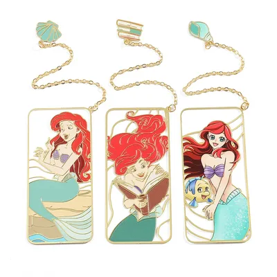 Cute Little Mermaid Bookmark Princess Romance Fairy Tale Mermaid Bookmark Page Marker Learning