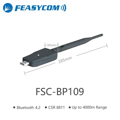 FEASYCOM 4000M Long Range Bluetooth USB Beacon Bluetooth 4.2 iBeacon Eddystone for Android and Ios