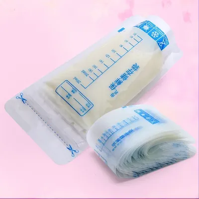 30 Pieces 250ml Baby Food Storage Bags BPA Free Breast Milk Freezer Bags for Safe Feeding and