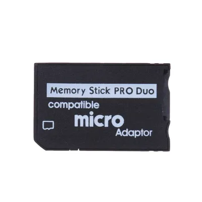 1-4pcs Mini Memory Stick Pro Duo Card Reader New Micro SD TF to MS Card Adapter for PSP MS Pro Duo