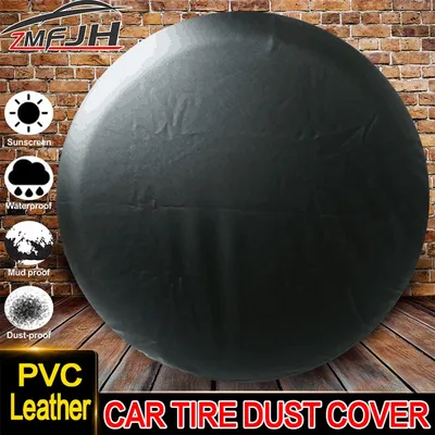 1PC 14" 15" 16" 17" Inch Black Spare Tire Wheel Cover Case Pouch Protector Bag For Mitsubishi For