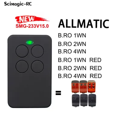 ALLMATIC B.RO 1WN 2WN 4WN RED FOR4 TECH 3 BRO OVER MINI PASS Garage Door Remote Control Duplicator