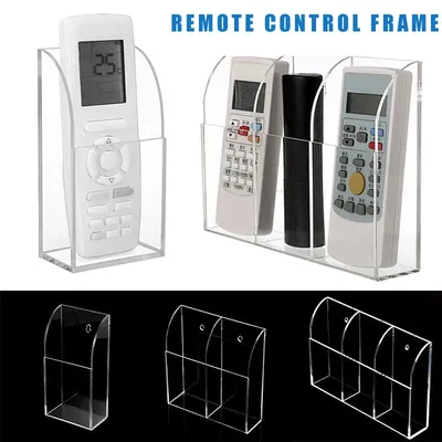 Acrylic Remote Control Holder Bedside Audio-Video Remote Control Shelving Suitable for Organizer