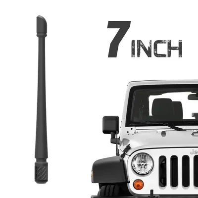 Car Flexible Rubber Antenna for Ford F150 Jeep Wrangler for Harley Davidson 7 inches Rubber Car